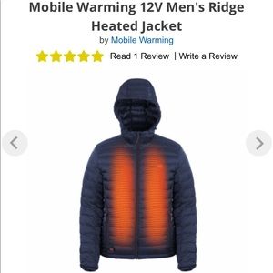 SOLD - Mobile Warming 12V Ridge Heated Down Puffer in Men’s Small/Women’s Medium